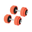 Adjustable Dumbbells Set – Cast Iron – Black – Includes Extra Barbell Bar, 30 KG