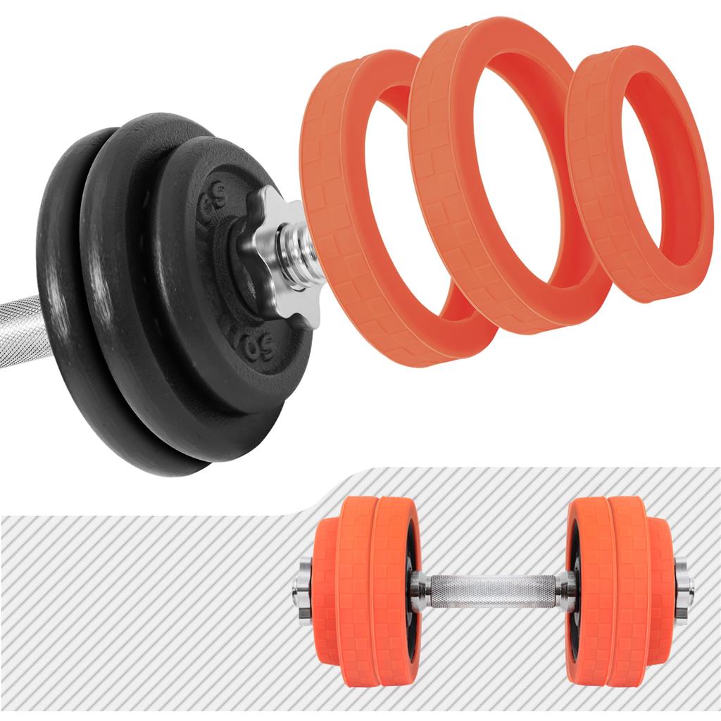 Adjustable Dumbbells Set – Cast Iron – Black – Includes Extra Barbell Bar, 30 KG