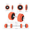 Adjustable Dumbbells Set – Cast Iron – Black – Includes Extra Barbell Bar, 30 KG
