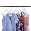 Children's Wooden Clothes Hangers – Wood – White – 360° Rotating Hook with Notches, 35cm