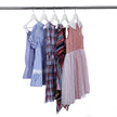 Children's Wooden Clothes Hangers – Wood – White – 360° Rotating Hook with Notches, 35cm