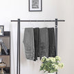 Trousers Hangers – Chrome-Plated Metal – Black – Non-Slip, Set of 20