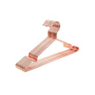 Clothes Hangers – Metal – Rose Gold – Chromium Plated, Anti-Rust, Non-Slip, Space Saving, Pack of 10