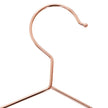 Clothes Hangers – Metal – Rose Gold – Chromium Plated, Anti-Rust, Non-Slip, Space Saving, Pack of 10