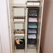 Underwear Organizer – Fabric – Grey – Collapsible Drawer Dividers Set of 4