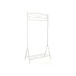 Coat Rack – Metal – Cream – Modular Design with Rail