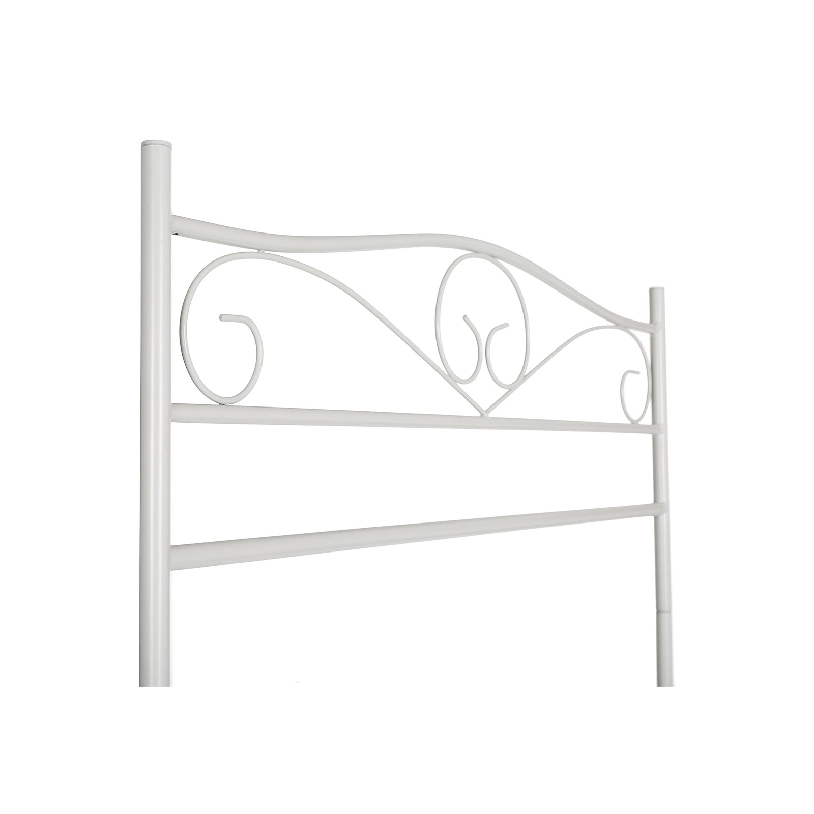 Coat Rack – Metal – Cream – Modular Design with Rail
