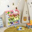 Toy Storage Unit – PP Plastic – Candy Color and White – 12 Removable Bins