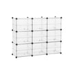 Cube Storage Unit – Plastic – White – Includes Dividers and Rubber Mallet