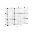 Cube Storage Unit – Plastic – White – Includes Dividers and Rubber Mallet