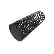 Cylindrical Umbrella Stand – Metal – Black – Includes Hooks and Drip Tray