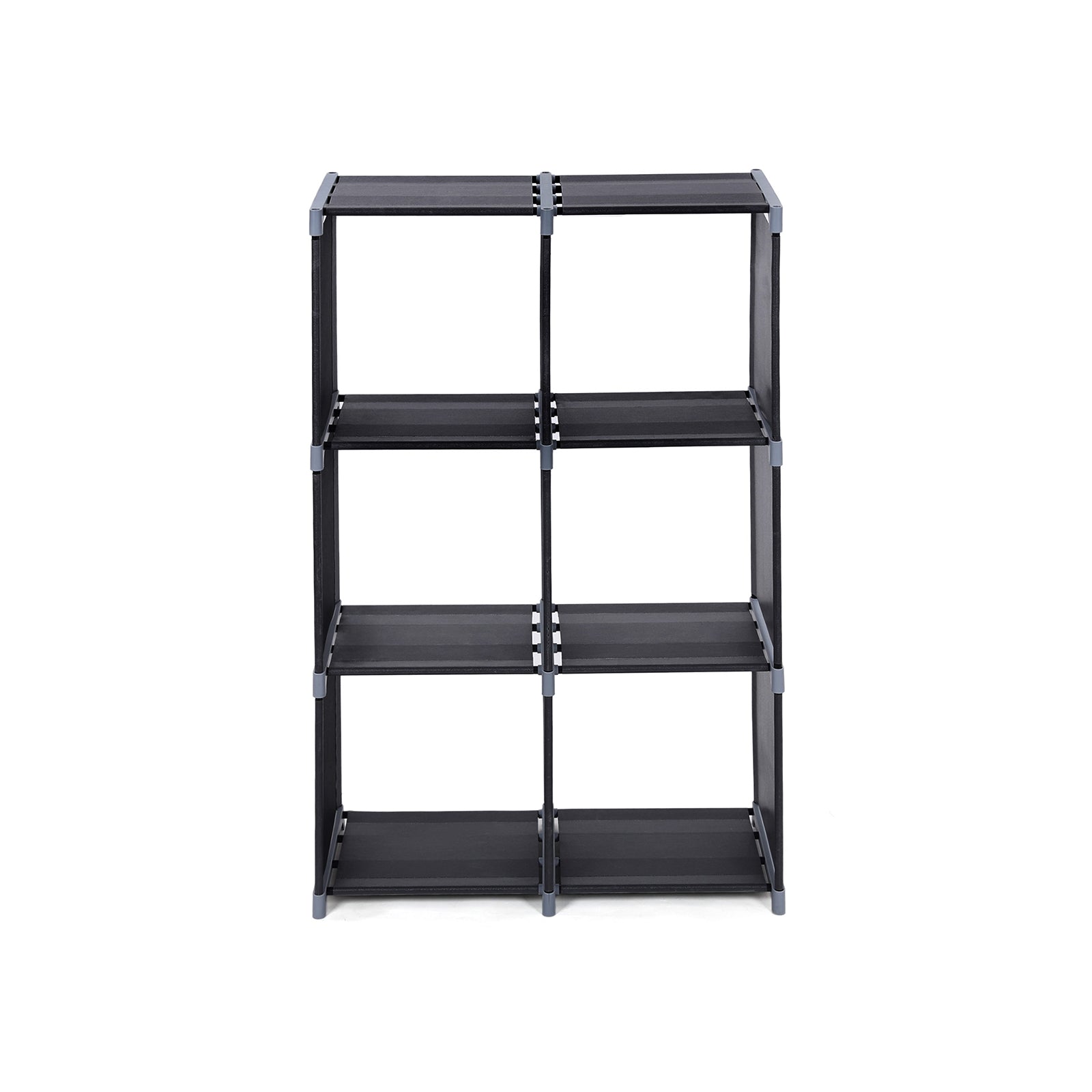 DIY Bookcase – Wood – Black – Multifunctional Storage and Room Divider