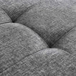 Folding Ottoman – Linen and MDF – Dark Grey – Maximum Load 300 kg, 120 L