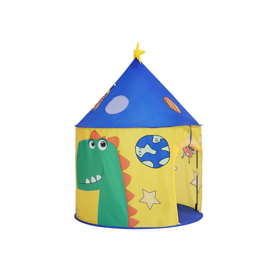 Play Tent – Fabric – Dinosaur – Portable Pop Up Structure for Indoor and Outdoor Use