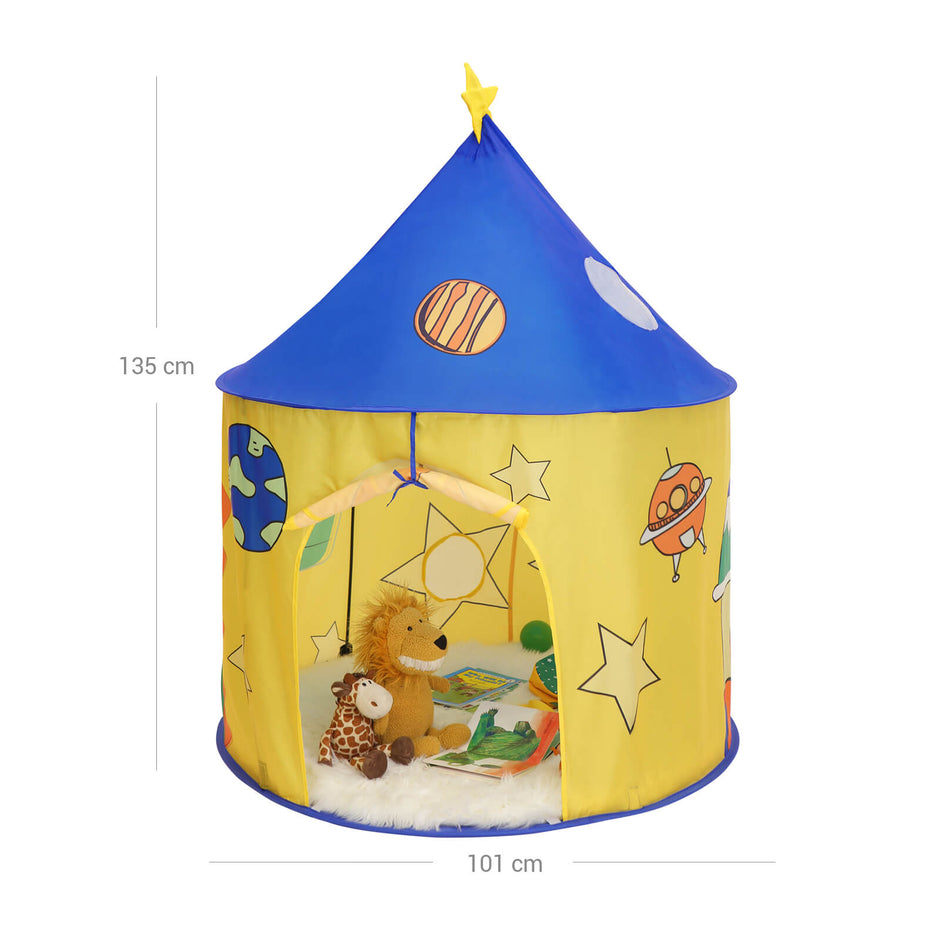 Play Tent – Fabric – Dinosaur – Portable Pop Up Structure for Indoor and Outdoor Use