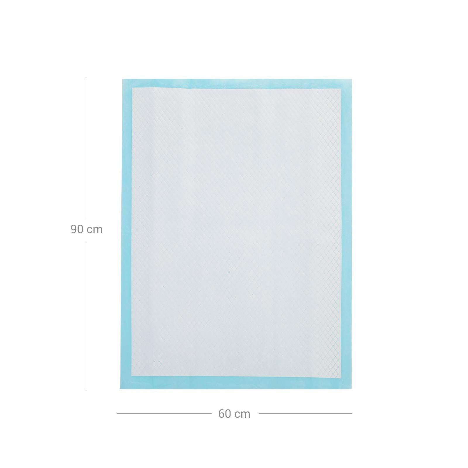 Disposable Pet Training Pads – Highly Absorbent 5-Layer Design – Leakproof Base – 60 x 90 cm – 55 Pack