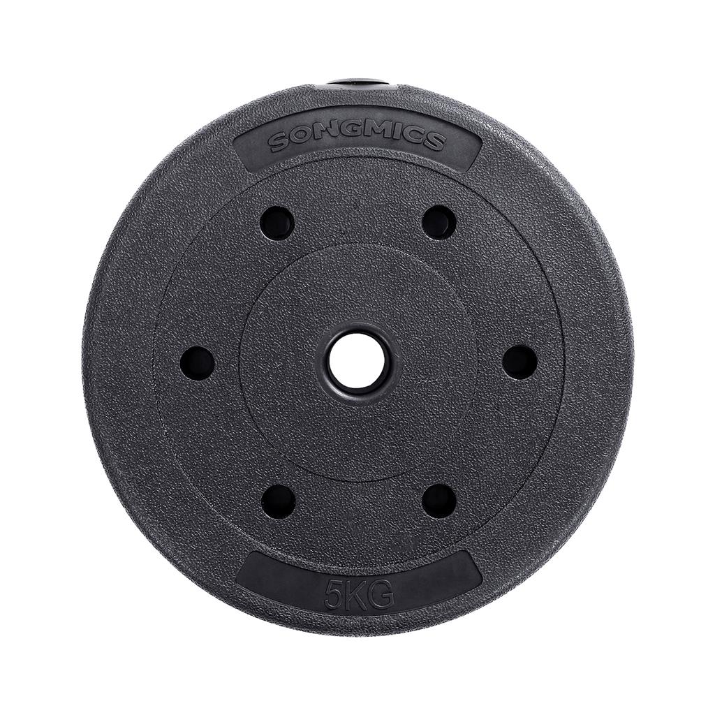 Dumbbell Set – Metal – Black – Total 40 kg for Home and Gym Fitness