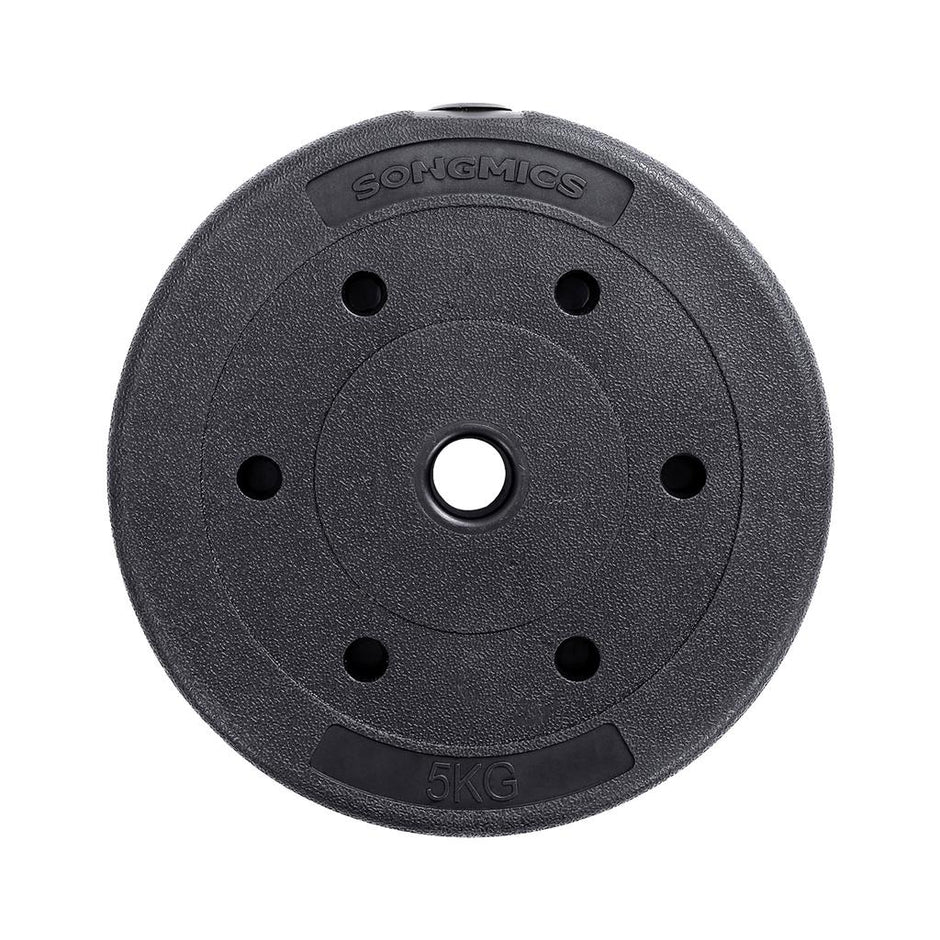 Dumbbell Set – Metal – Black – Total 40 kg for Home and Gym Fitness