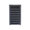 Shoe Rack – Fabric – Black – 10-Tier with Dustproof Cover, Holds Up to 40 Pairs