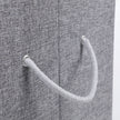 Laundry Hamper – Linenette Fabric – Grey – 85L Capacity with Magnetic Lid and Removable Liner Bag