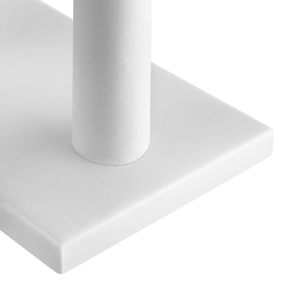 Jewellery Stand – Faux Leather – White – Multi-Functional Holder for Earrings, Necklaces, and Bracelets