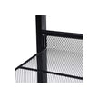 Shoe Rack – Metal Mesh – Cool Grey – 5-Tier Stackable Design for 15 to 20 Pairs