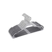 Suit Hangers – Plastic – Grey – Flat-Head Design with 360° Swivel Hook and Non-Slip Protection, Heavy Duty, 20 Pack