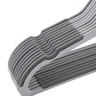 Suit Hangers – Plastic – Grey – Flat-Head Design with 360° Swivel Hook and Non-Slip Protection, Heavy Duty, 20 Pack