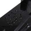 Floating Wall Shelves – MDF – Black – Modern High Gloss Finish with Invisible Mounting