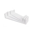 Floating Wall Shelves – MDF – Black – Modern High Gloss Finish with Invisible Mounting