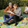 Picnic Blanket – Waterproof – Floral Pattern – Portable with Handle
