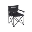 Foldable Camping Chair – Durable Fabric – Black – Features 3-Pocket Design, Max Load Capacity 150 kg