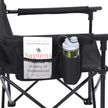 Foldable Camping Chair – Durable Fabric – Black – Features 3-Pocket Design, Max Load Capacity 150 kg