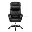 Executive Office Chair – PU Leather – Black – Foldable Headrest with Ergonomic Design