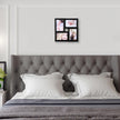 Collage Picture Frames – Wood Grain – Black – Wall Mounted Gallery Display for Four 4x6 Photos