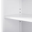 Free Standing Bathroom Cabinet – Wooden – White – Large Drawer and Adjustable Shelf, Country Style