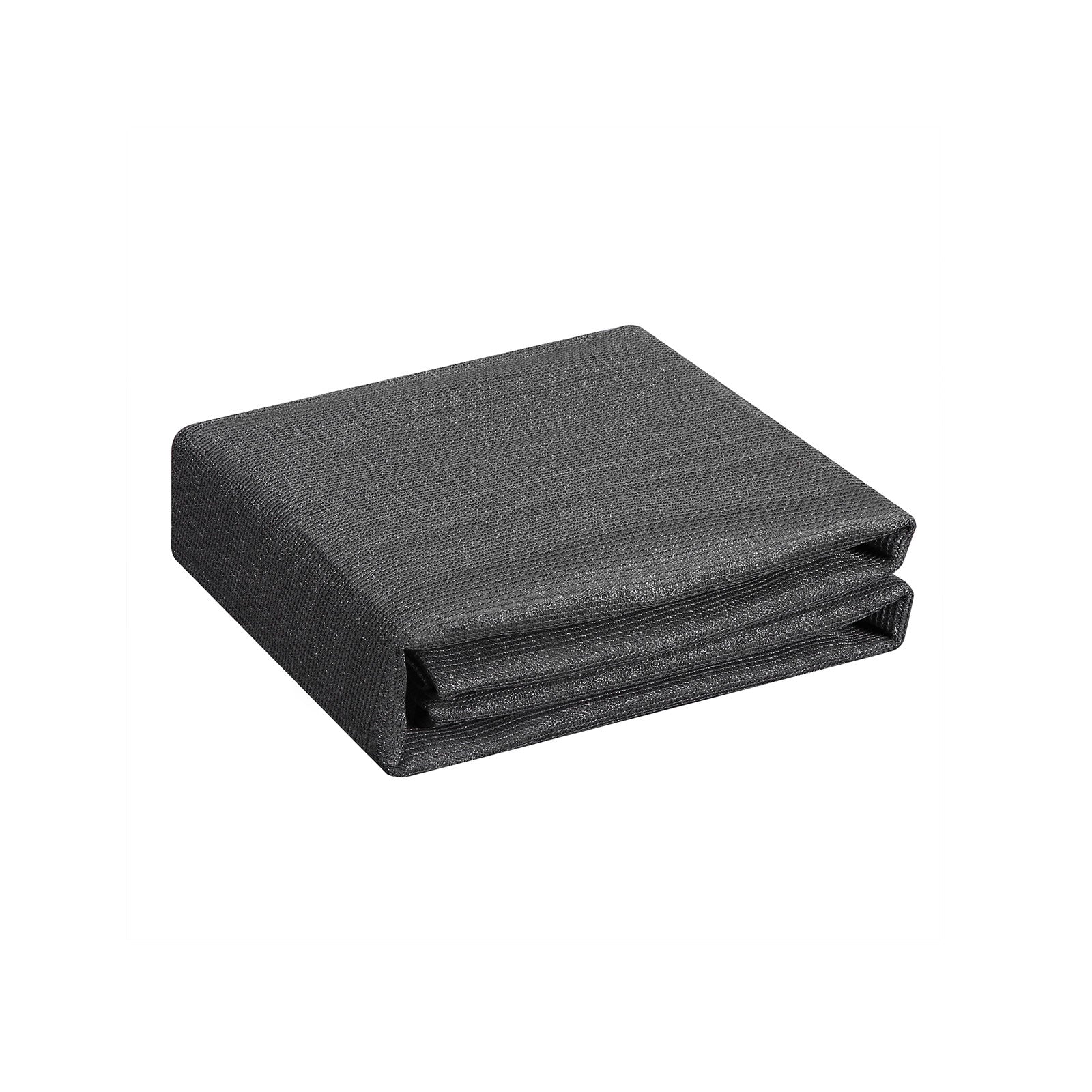 Balcony Privacy Screen – HDPE – Smoky Gray – Permeable Design with Cable Ties