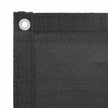 Balcony Privacy Screen – HDPE – Smoky Gray – Permeable Design with Cable Ties