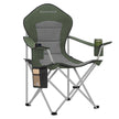 Folding Outdoor Chair - 24L - Steel, Oxford Fabric - Wide Seat - High Back
