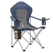 Folding Outdoor Chair - 24L - Steel, Oxford Fabric - Wide Seat - High Back
