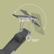 Sun Lounger – Fabric – Anthracite Grey – Folding Design with Adjustable Backrest and Sunshade Headrest
