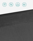 Sun Lounger – Fabric – Smoky Grey – Adjustable with Pillow and Sunshade