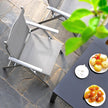 Folding Garden Chairs – Aluminium – Multi-Color – 8-Angle Reclining Backrest, Capacity 150 kg per Chair