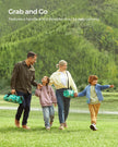 Large Picnic Blanket – Waterproof – Green – Fern Pattern – Machine Washable