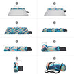 Folding Picnic Blanket – Waterproof – Multicolor Fern – Large Size 200 x 300 cm, Machine Washable