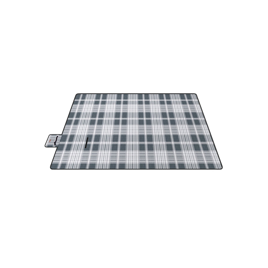 Picnic Blanket – Fabric – Grey and White – Extra Large 300 x 200 cm