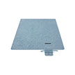 Picnic Blanket – Fabric – Blue with Leaf Pattern – Extra Large 200 x 200 cm