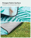 Picnic Blanket – Fabric – Blue – Waterproof, Machine Washable, Foldable, Large Fern Pattern 200 x 200 cm