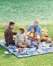 Picnic Blanket – Fabric – Multicolor – Large Waterproof and Machine Washable, Foldable Design, 200 x 300 cm