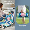 Picnic Blanket – Waterproof Fabric – Colourful Fern – Large and Foldable, Machine Washable, 200 x 200 cm